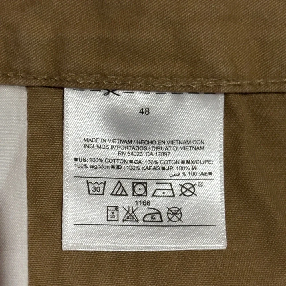 New Old Navy‎ Chino Shorts Mens 48 Tan Ultimate Flat Front Cotton